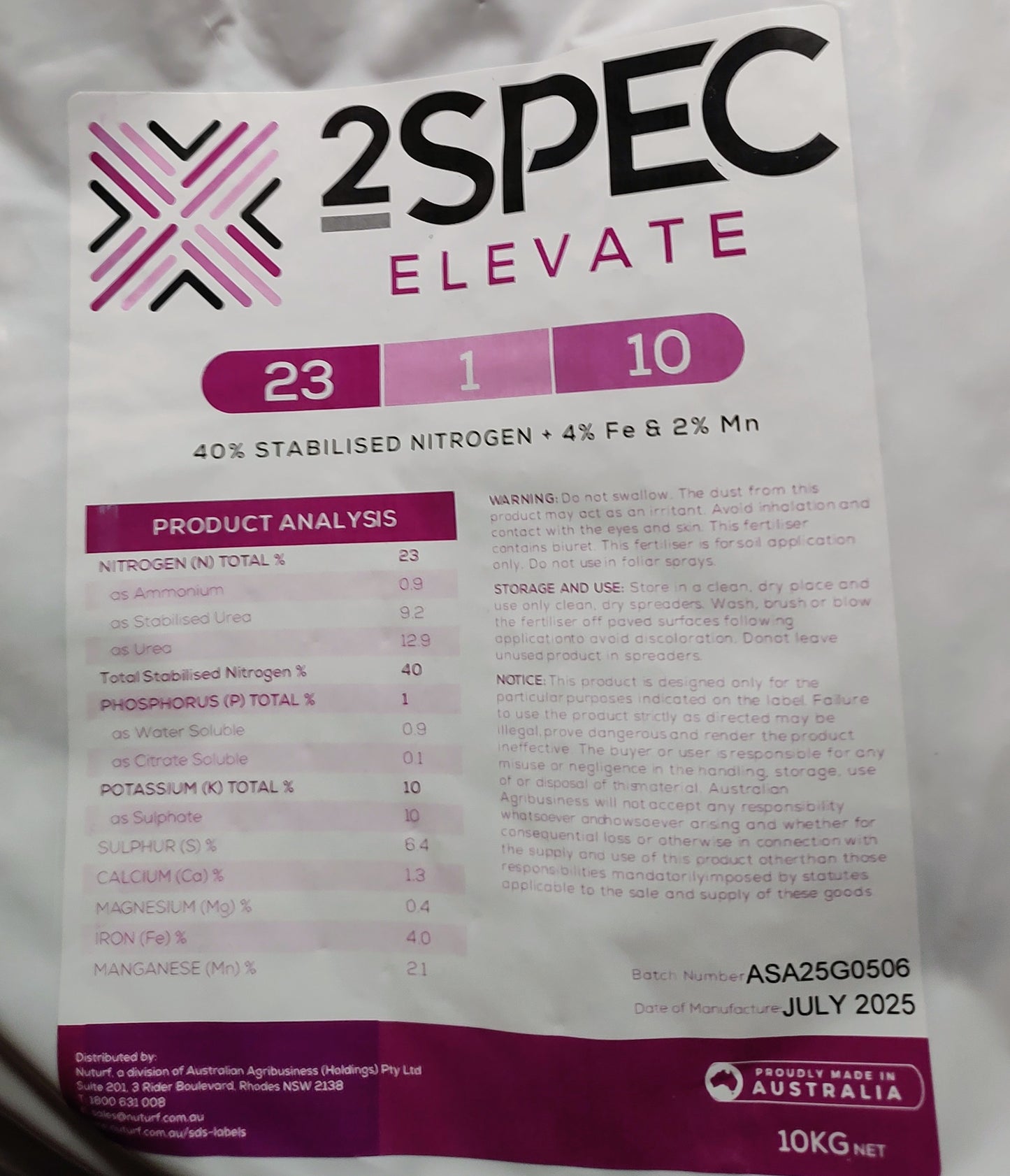2Spec Elevate