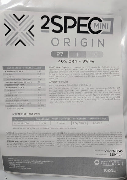 2Spec Origin Mini